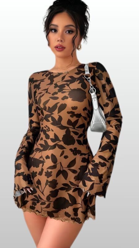 Andrea Mesh Mini Dress