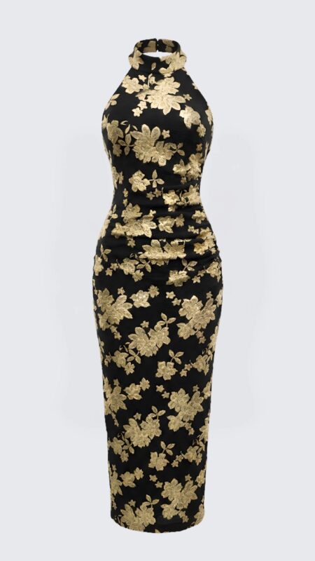 Wang Halter Midaxi Dress