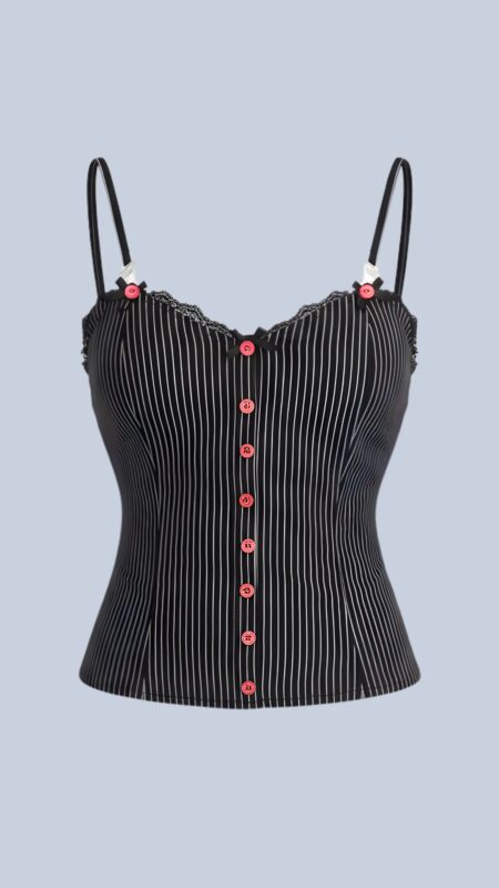 Gemma Pinstripe Top