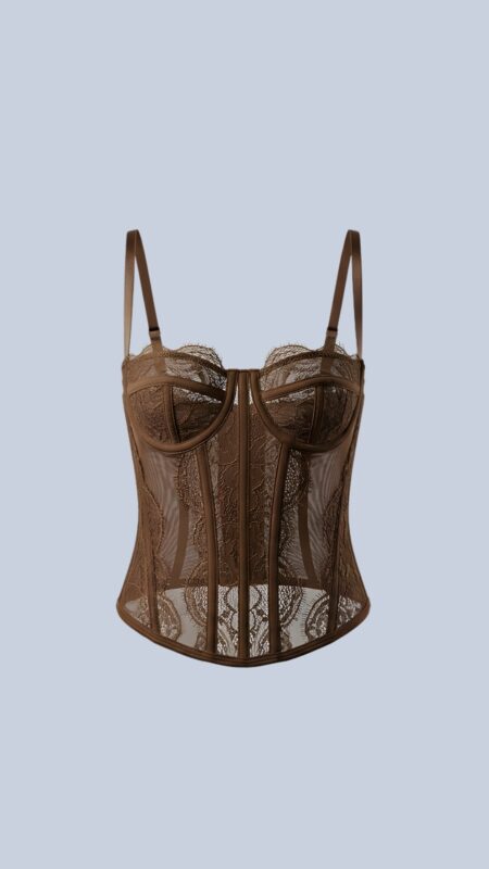 Brandy Mesh Corset Top
